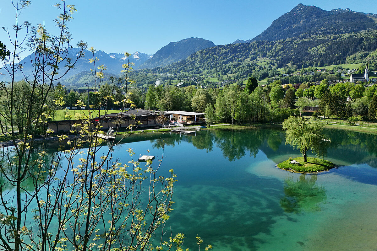 Naturbadesee Untere Au. (Fotoquelle: 3STV/Matthias Decker)
