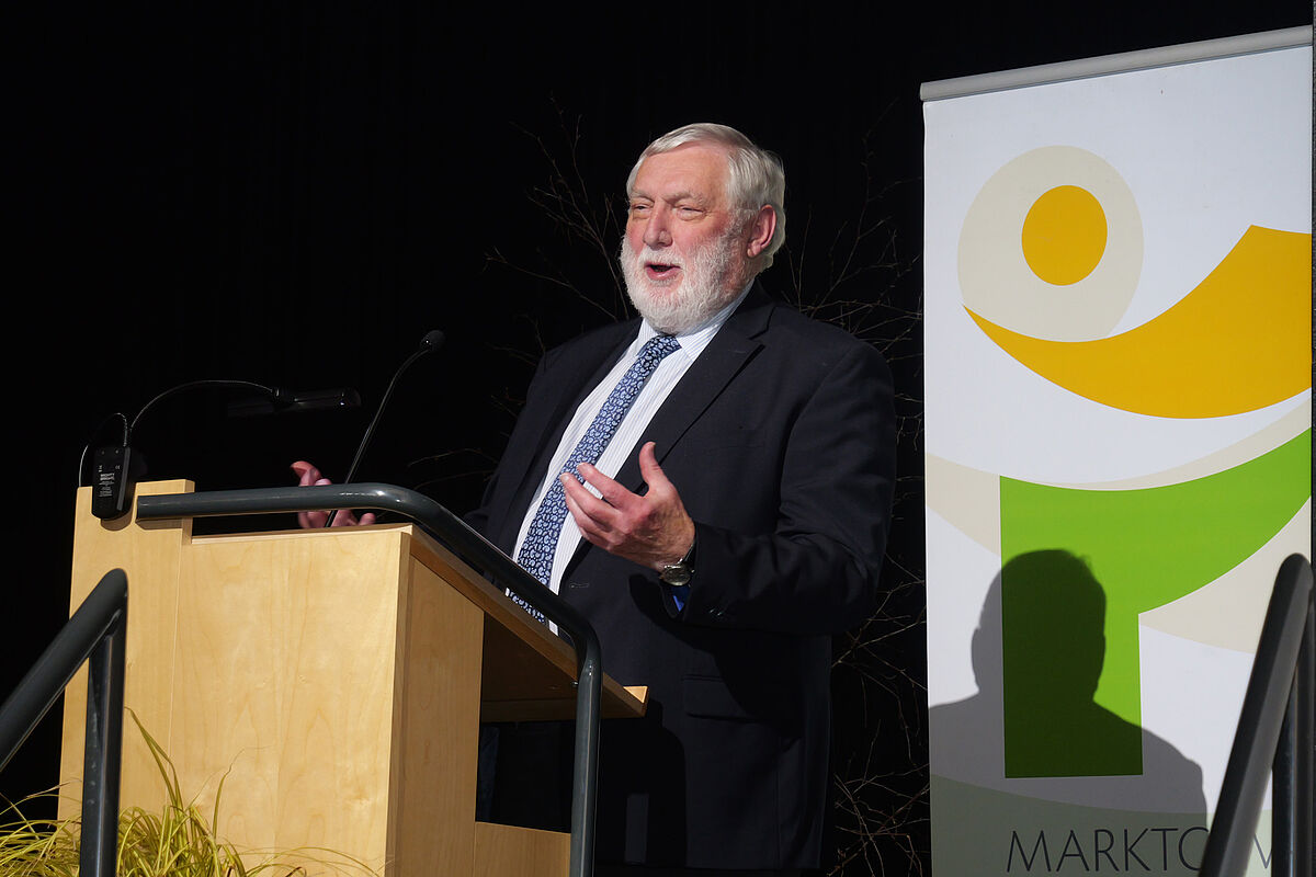 Dr. Franz Fischler beim Neujahrsempfang 2025. (Fotoquelle: Henning Heilmann)